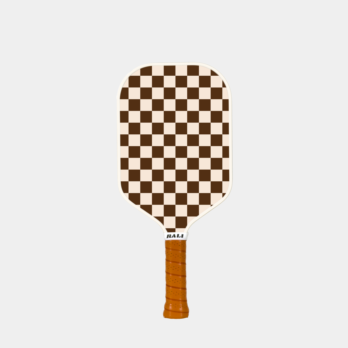 Brown Checkboard Pickleball Paddle